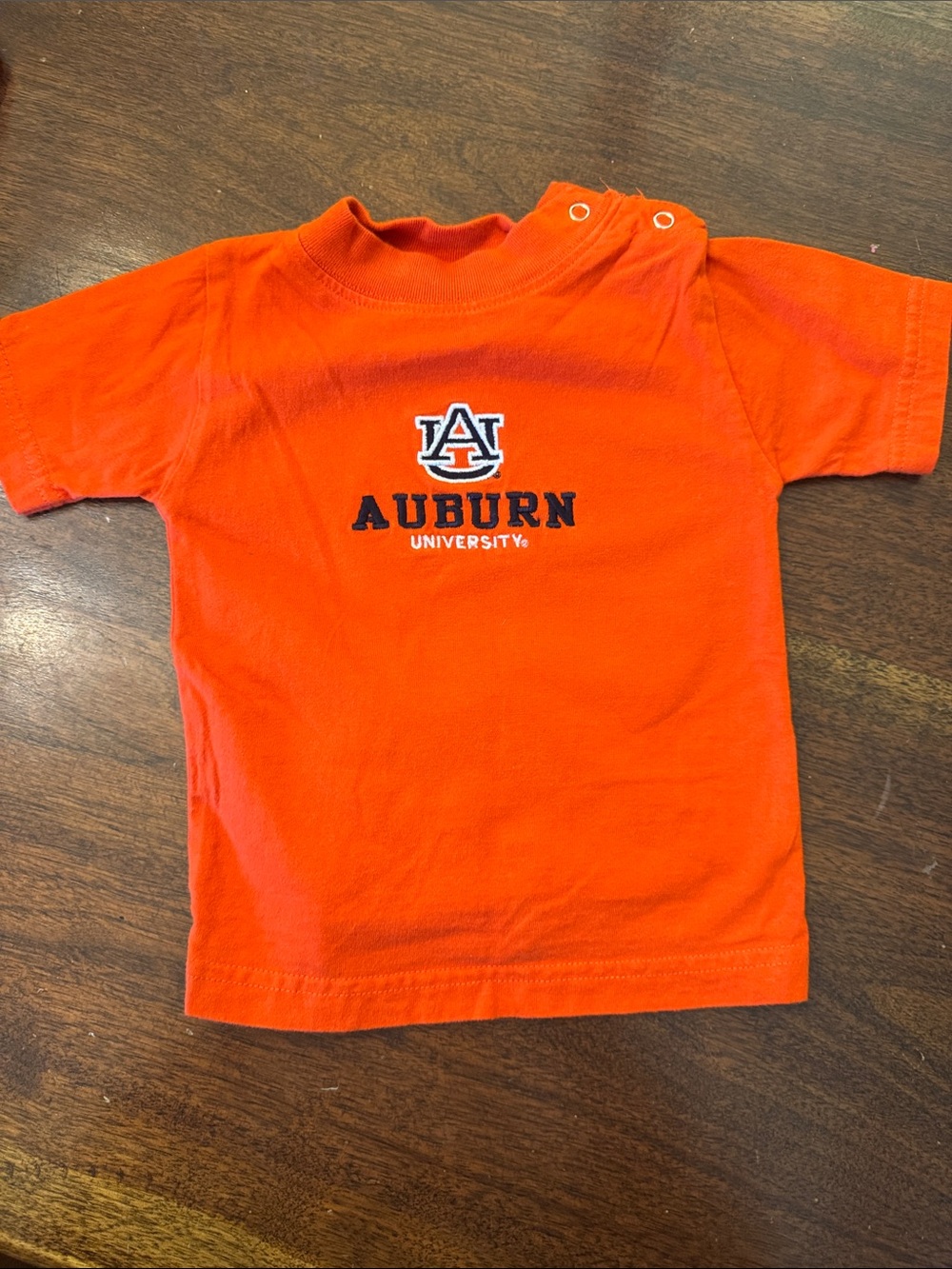 Red oak auburn Toddler Orange Logo Tee